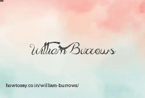 William Burrows