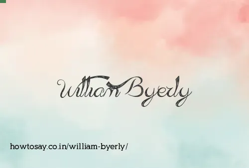 William Byerly