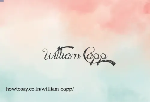 William Capp
