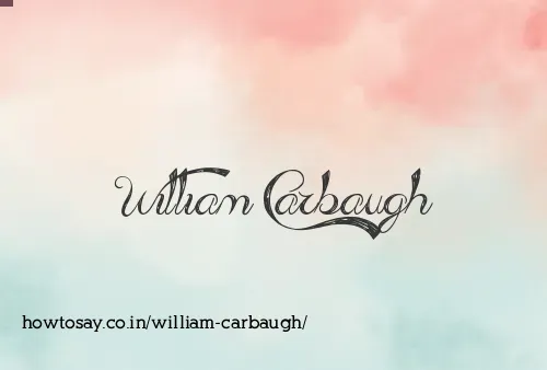William Carbaugh