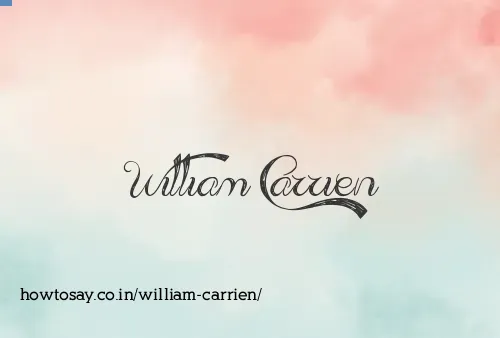 William Carrien