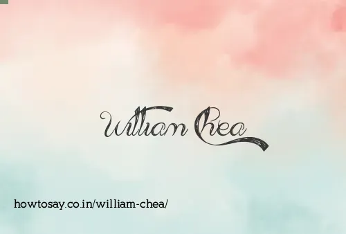 William Chea