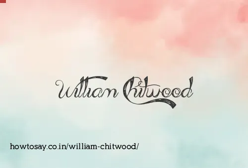 William Chitwood