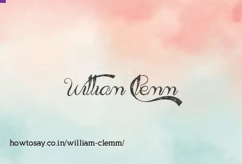 William Clemm