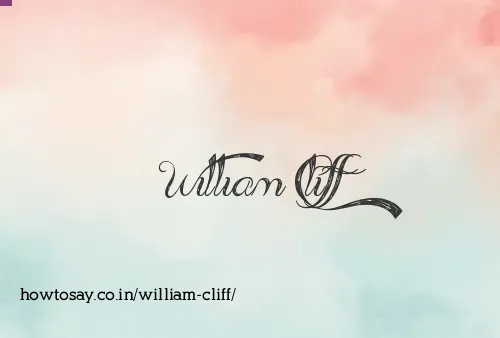William Cliff