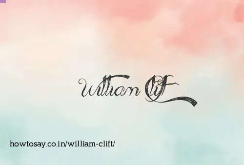 William Clift