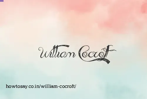 William Cocroft