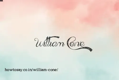William Cone