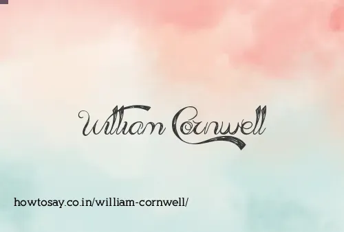 William Cornwell