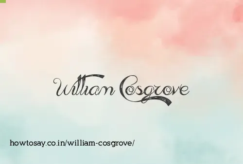 William Cosgrove