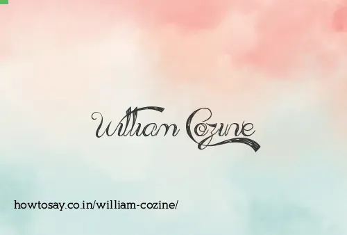William Cozine