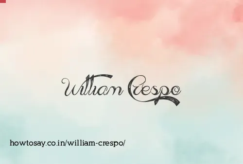 William Crespo