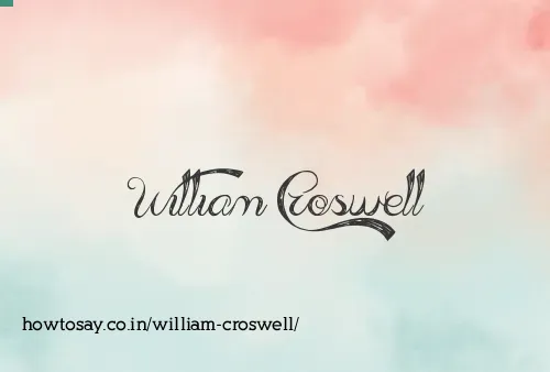 William Croswell
