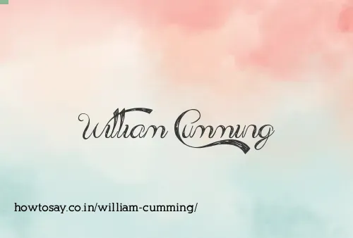William Cumming