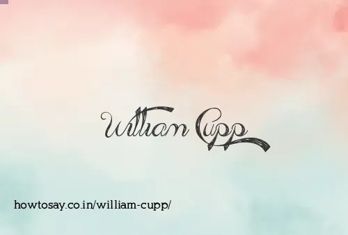 William Cupp