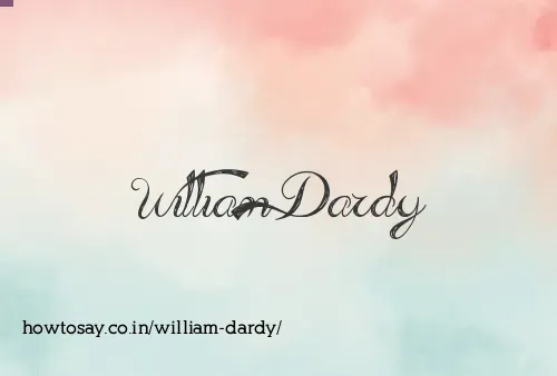 William Dardy