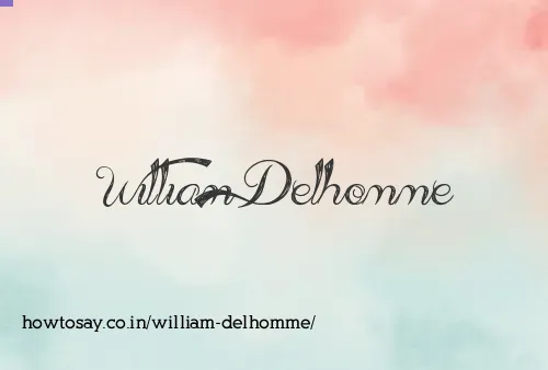 William Delhomme