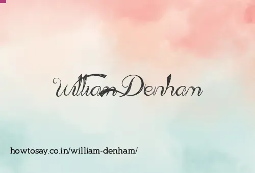 William Denham