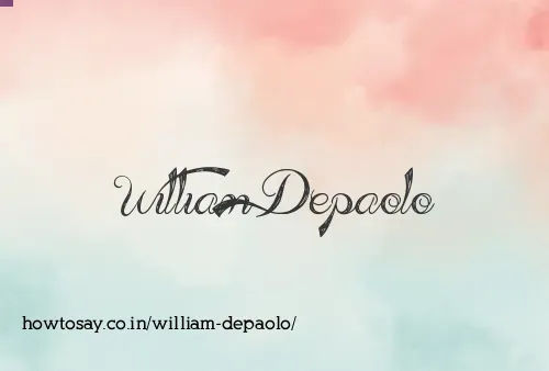 William Depaolo