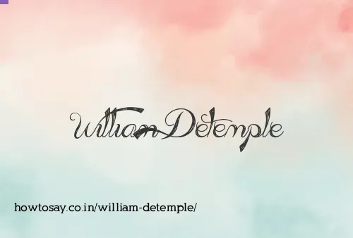 William Detemple