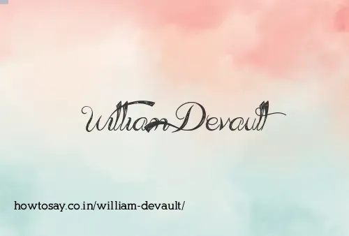 William Devault