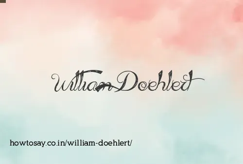 William Doehlert