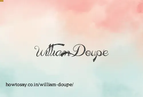 William Doupe
