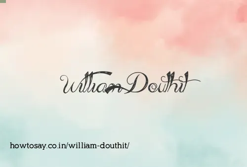 William Douthit