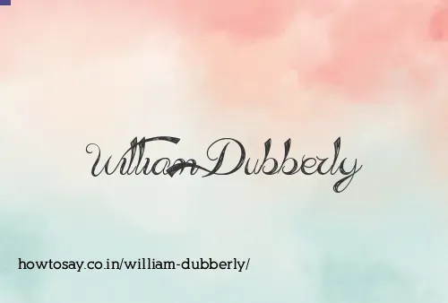 William Dubberly