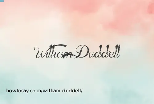 William Duddell