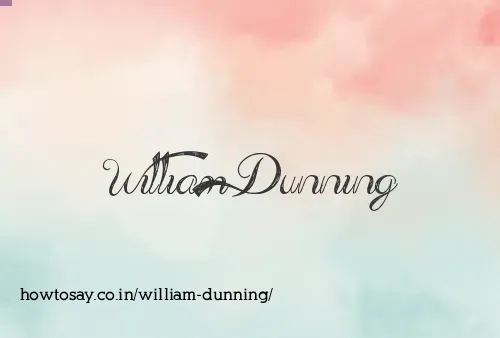 William Dunning