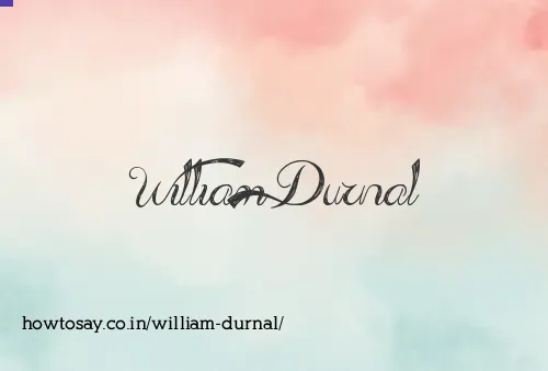 William Durnal