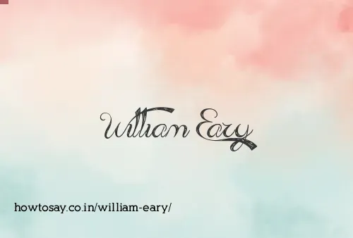 William Eary
