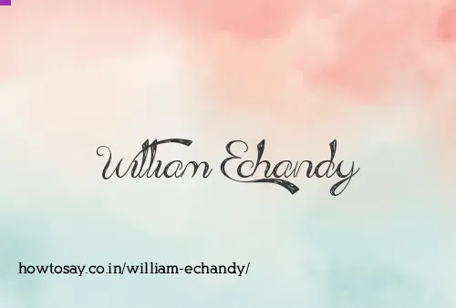 William Echandy