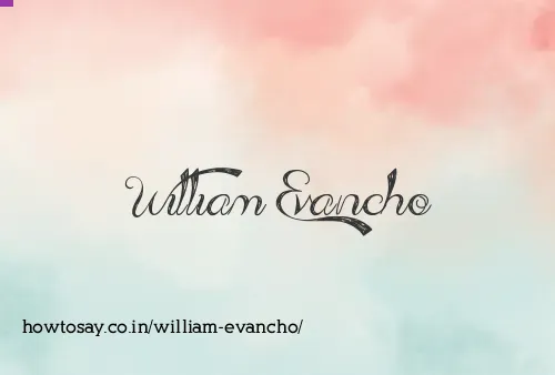 William Evancho