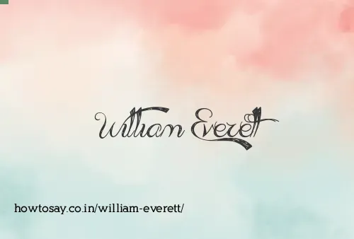 William Everett