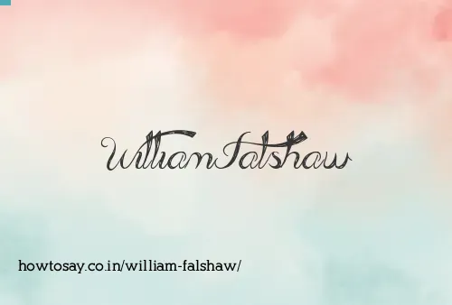 William Falshaw