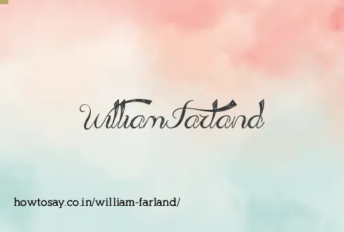 William Farland