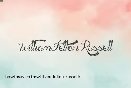 William Felton Russell