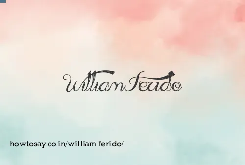 William Ferido