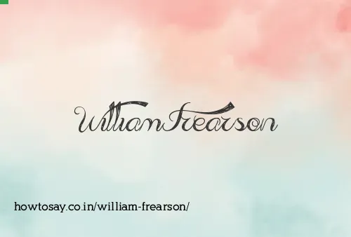 William Frearson