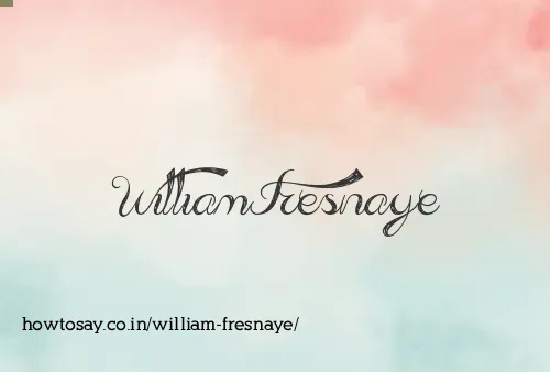 William Fresnaye