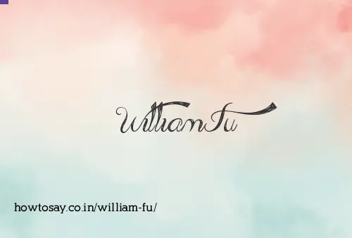 William Fu