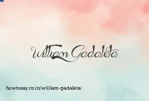 William Gadaleta