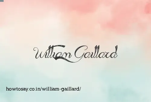 William Gaillard