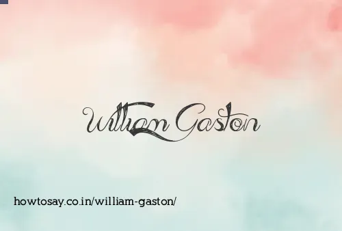 William Gaston