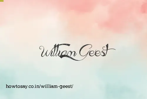 William Geest