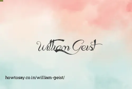 William Geist