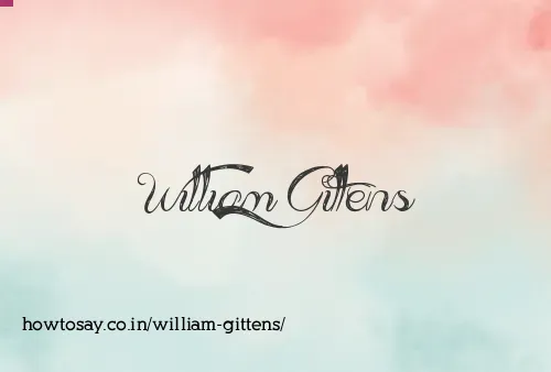 William Gittens