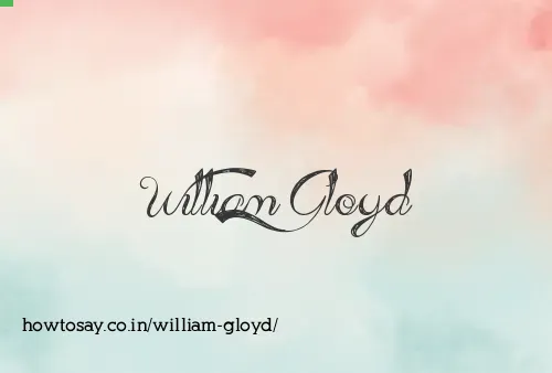 William Gloyd